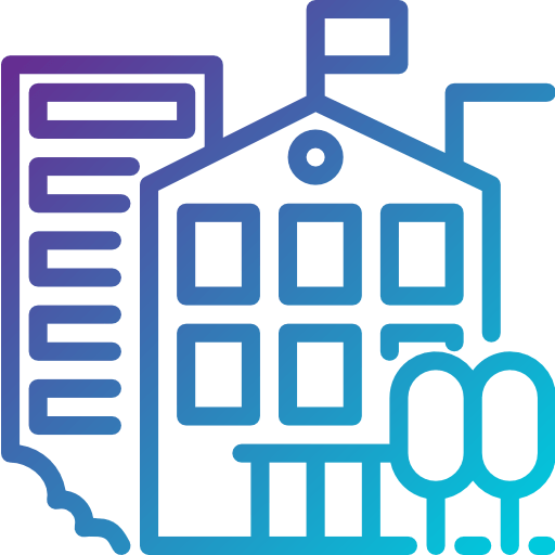 Représentation dessinée de deux personnes symbolise ici le client collectivité